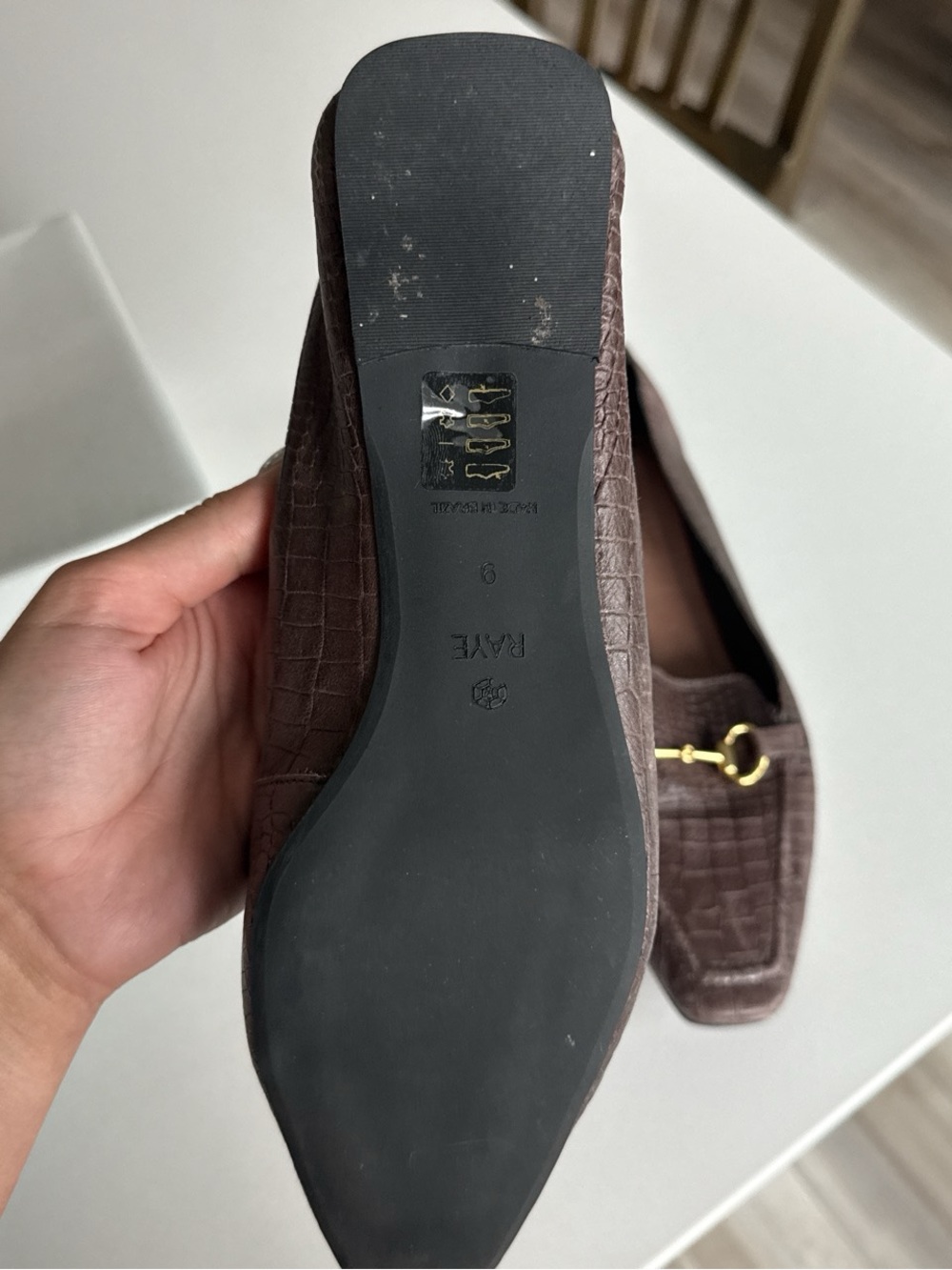 Raye brown loafers size 9 - Picture 3 of 3